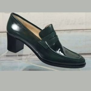 Vintage Calvin Klein Block Heels Italy 90's Shoe 8